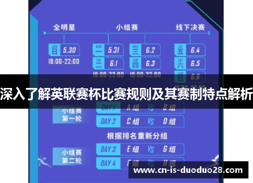 深入了解英联赛杯比赛规则及其赛制特点解析 深入了解英联赛杯比赛规则及其赛制特点解析