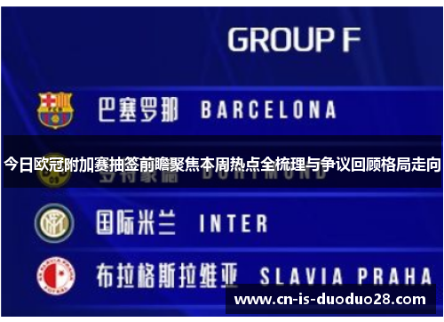 今日欧冠附加赛抽签前瞻聚焦本周热点全梳理与争议回顾格局走向